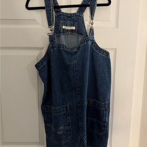 Free People Blue Denim Dress